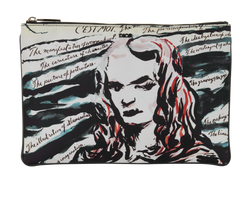 Christian Dior X Raymond Pettibon Pouch, Nylon, Multi, 50MA0119, 3*
